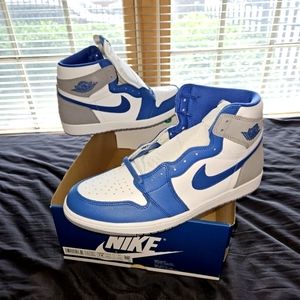 Nike Jordan 1 High True Blue Size 14